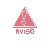 Pink Warning Sticker