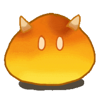 Bigjie angry slime pyro bigjie Sticker