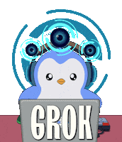 Coding Artificial Intelligence Sticker by Pudgy Penguins