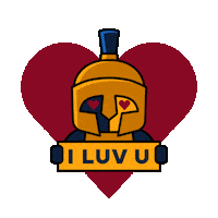 I Love You Heart Sticker by UNCG