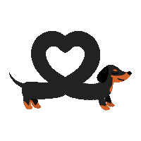 Dog Love Sticker