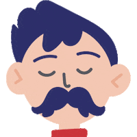 Face Beard Sticker by Gruppo San Donato