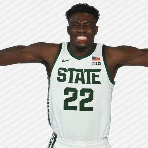 Sport GIF by Michigan State Athletics