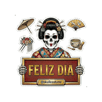 Buen Dia Halloween Sticker