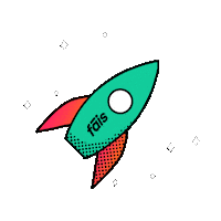 Space Rocket Sticker