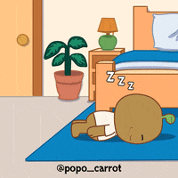 popo_carrot tired sleep sleepy sleeping GIF
