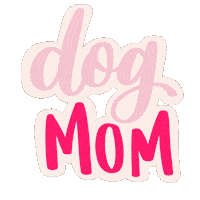words_by_morgan dog mom dogmom wordsbymorgan Sticker