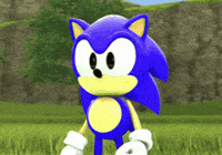 Disappearing Sonic The Hedgehog GIF