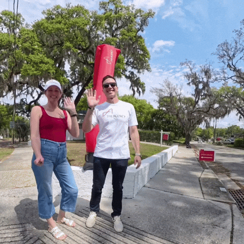 Real Estate Wave GIF by The Schottenstein Group at The Agency RE