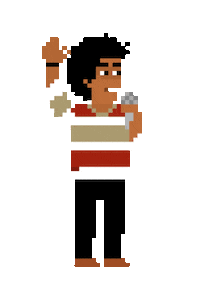 8Bit Munir Sticker