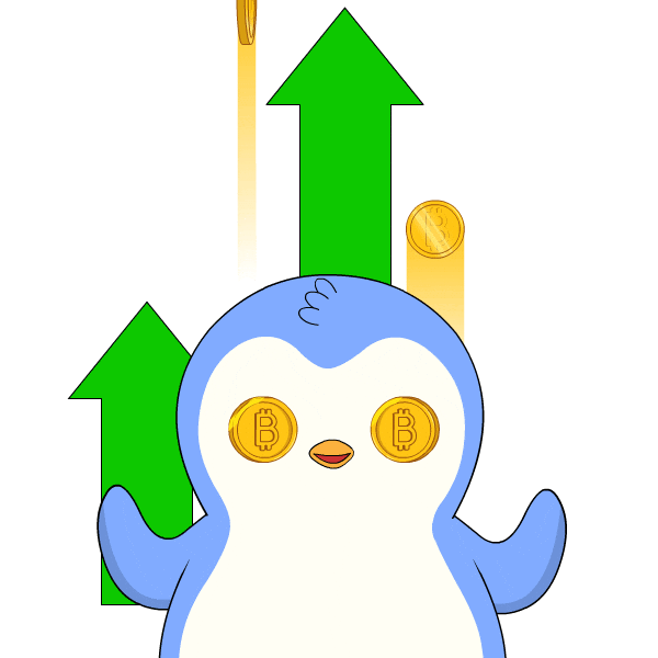 Crypto Bitcoin Sticker by Pudgy Penguins