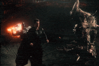 Superman Vs Steppenwolf Fight Justice League GIF