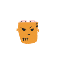 Halloween Brain Sticker by Mission North