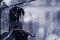 Sad Snow GIF