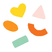 Heart Confetti Sticker