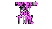 Time Remember Sticker by deladeso