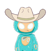Wild West Hello Sticker by Masters of Mayhem