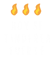 Fire Tinder Sticker by Taller Somos Luz