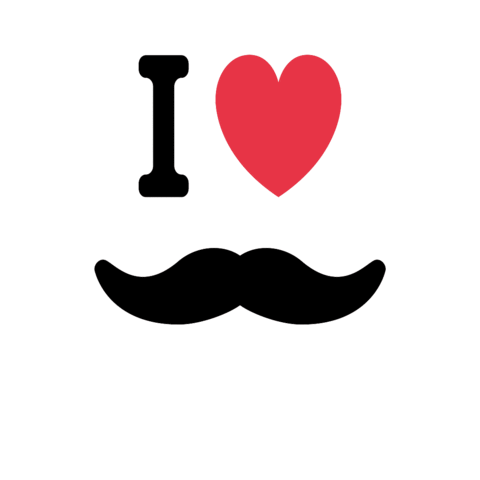 Mustache Sticker by Vico Food Box