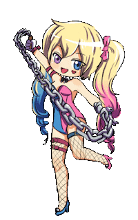 Lunime anime girl games life Sticker