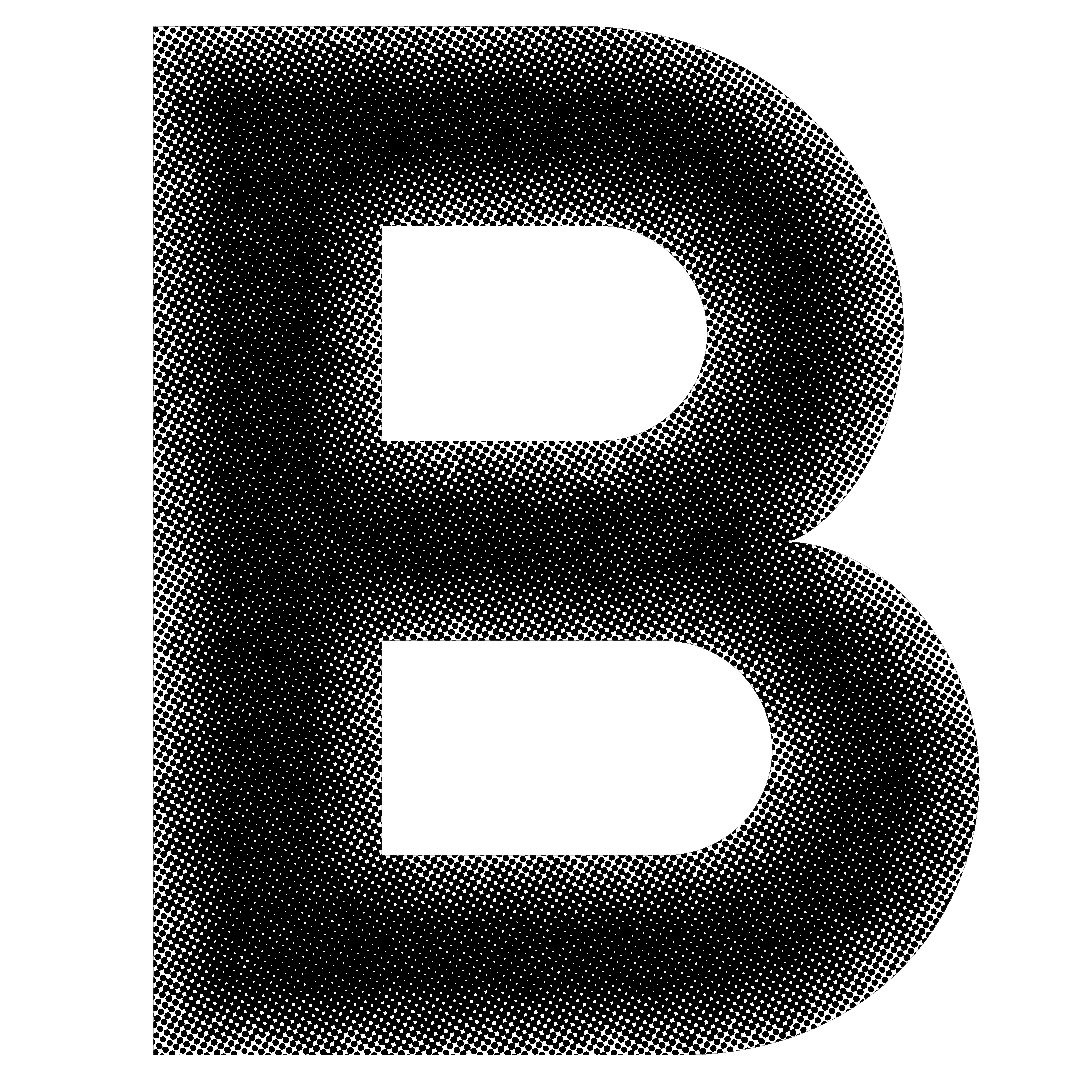 Black And White Typography Sticker