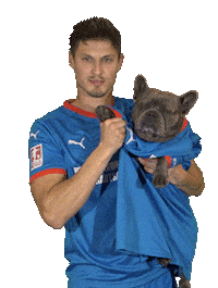 SVDrochtersenAssel dog soccer goal fussball Sticker