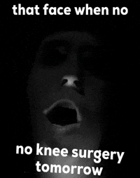 Knee Surgery Dark GIF