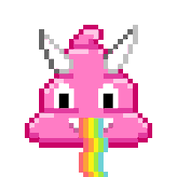 Art Shitting Sticker by Poopies.io