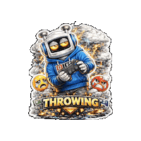 Throwing Epic Fail Sticker by Digi 995
