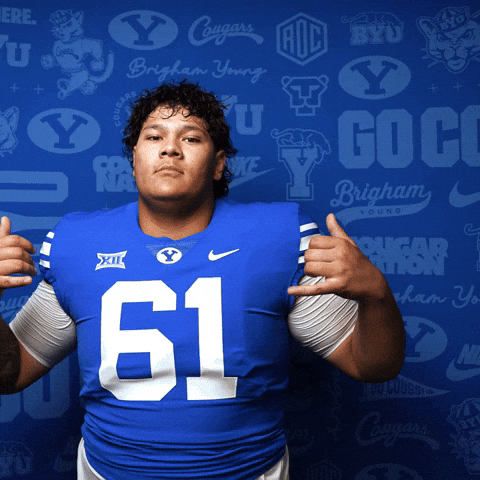 College Football Go Cougs GIF by BYU Cougars