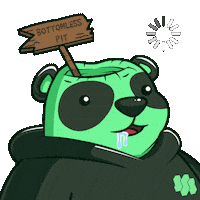 Buffering Spaced Out Sticker by SuperVerse