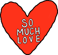 So Much Love Valentines Sticker by Poppy Deyes