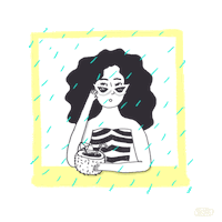 Girl Summer Sticker by Shicake