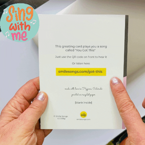 sharonglassman giphygifmaker giphyattribution you got this sing with me GIF