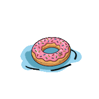 Donut Sommer Sticker by startgmbh