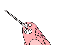 Narwhal Smiling Sticker by Earth Cubs