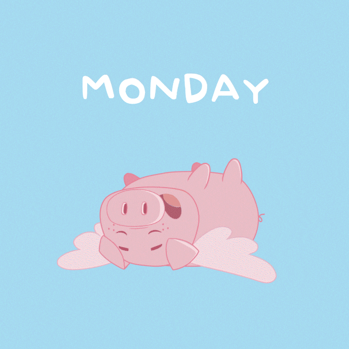 Tired Flying Pig GIF by PositivelyPigasus