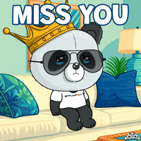 Miss You Love GIF by PandaPals