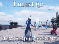 I Must Go Cloud Strife GIF by PlayStationDE