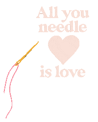 Sew All You Need Is Love Sticker