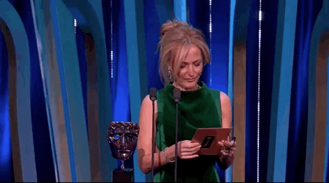 Cant See Gillian Anderson GIF by BAFTA