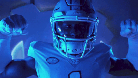 North Carolina Football GIF by UNC Tar Heels