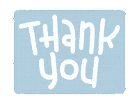 Typography Thanks Sticker