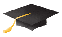 whenhoundsfly graduation graduation cap gradcap whf Sticker