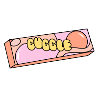 Gum Bubblegum Sticker by The GelBottle Inc