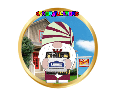 Congratulations Gnome Sticker