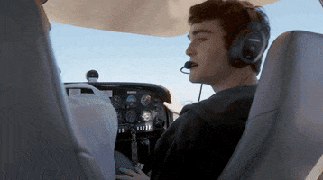 airplane theo GIF by Un si grand soleil