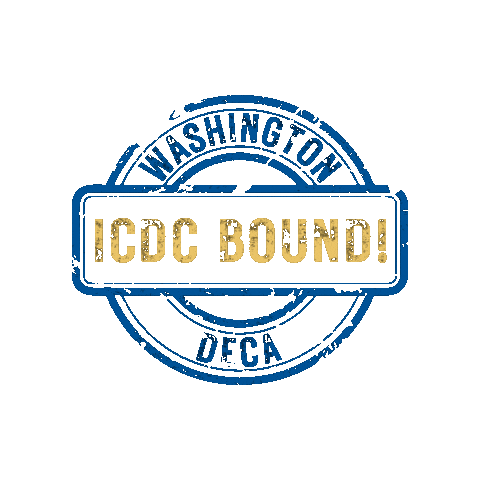 washingtondeca icdc wadeca wa deca scdc Sticker