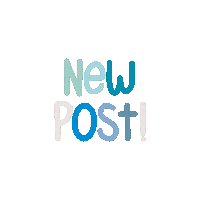 eandacreate blue newpost new posts eandacreate Sticker