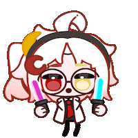Red Moon Laboratory Sticker